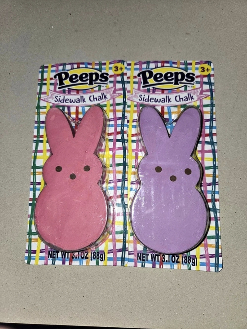 Peeps Sidewalk Chalk Pink & Purple